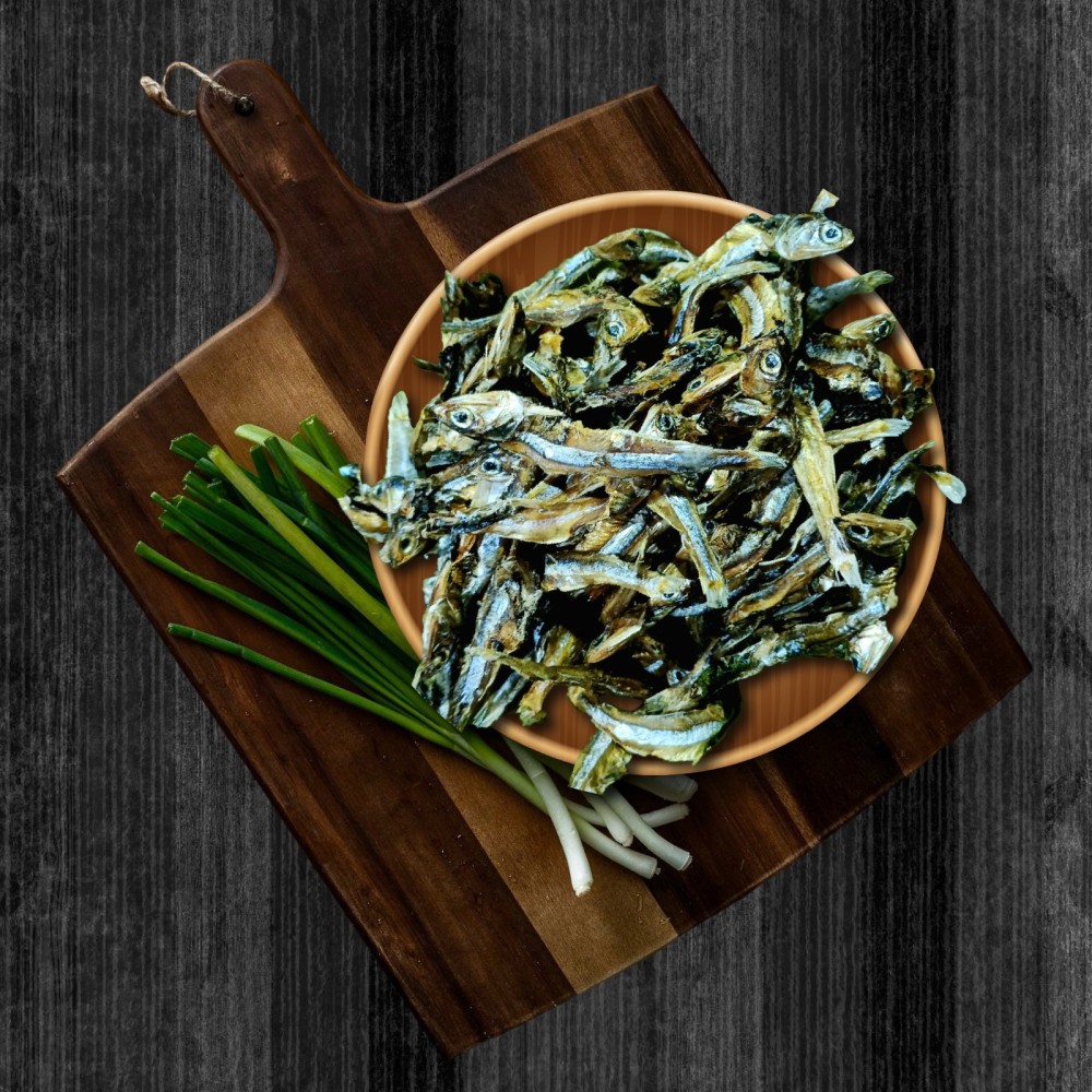 Dry Black Anchovy